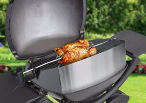 Rotisserie-set voor barbecue, roestvrij staal - Zokura