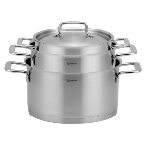 6-delige pannenset, RVS - Zokura