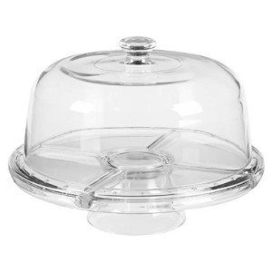 4-in-1 serveerset, gemaakt van glas - Borgonovo