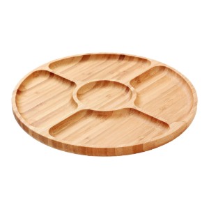 Schotel, bamboe hout, 28 cm - Zokura
