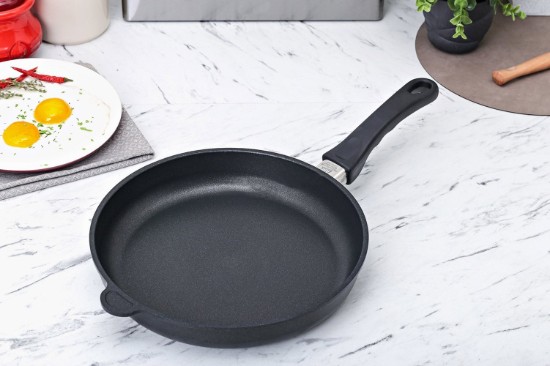 Frying pan, aluminum, 26 cm, height 5 cm, induction - AMT Gastroguss