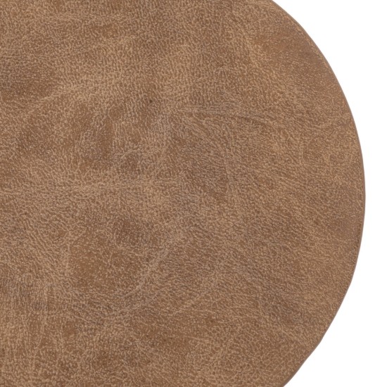 Set di 4 sottobicchieri, 9,5 cm, "Truman", Walnut - Tiseco
