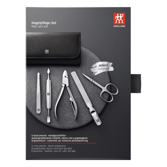 Set manicure 5 pezzi, acciaio inossidabile - Zwilling Classic Inox