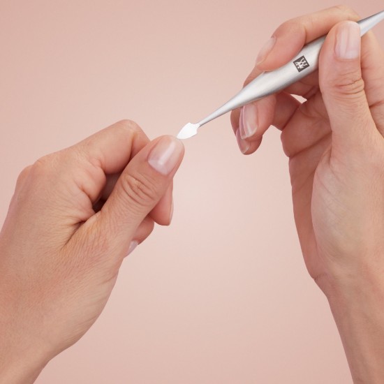 Double-ended curette voor manicure, 125 mm, satijn roestvrij staal, TWINOX - Zwilling 