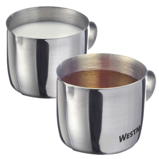 2-piece milk jug set, stainless steel, 30 ml, "Brasilia" - Westmark
