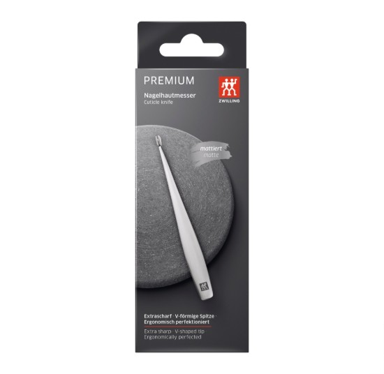 Curette voor het manicuren van nagelriemen, satijn roestvrij staal, 125 mm - Zwilling TWINOX