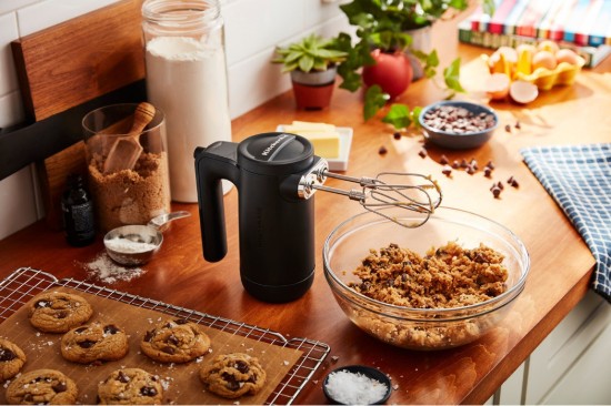 Sbattitore manuale senza fili, 7 velocità, Matte Black - KitchenAid