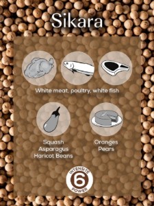 Set di 3 sacchetti di pepe bianco in grani, 3 × 20 g, Sikara Premium, Spices - Peugeot