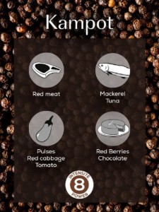 Set di 3 bustine di pepe nero di Kampot, 3x20g, "Spices" - Peugeot