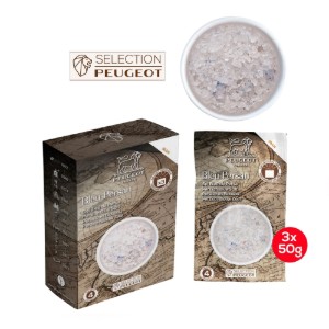 Set van 3 zakjes blauw grof zout 3 × 50g, Spices - Peugeot
