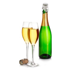 Champagneflesstop, verchroomd metaal - Westmark