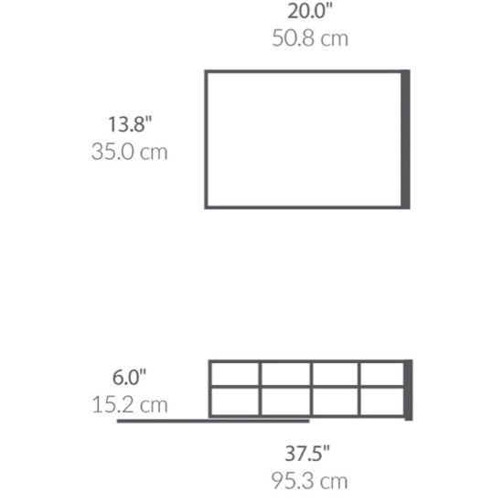 Slide-out organizer for cabinet, 35 cm - "simplehuman"