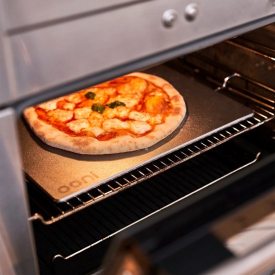 Pizza-Backplatte, Edelstahl, 34,2 x 34,2 cm, Steel 13 - Ooni