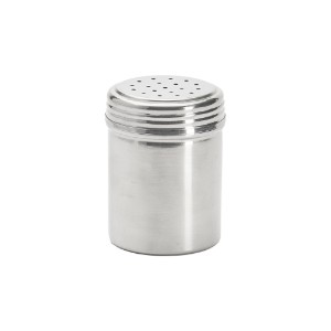 Contenitore per cospargere le spezie, con setaccio, acciaio inossidabile, 7 × 10 cm/2,5 mm - de Buyer