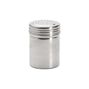 Contenitore per cospargere le spezie, con setaccio, acciaio inossidabile, 7 × 10 cm/1,5 mm - de Buyer
