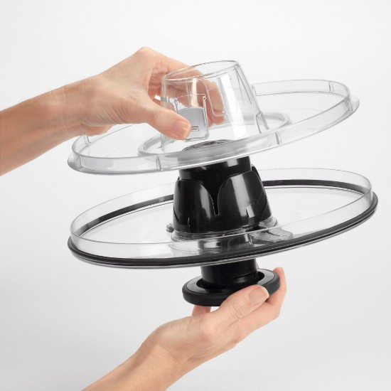 Salad spinner, stainless steel, 26cm/5L - OXO