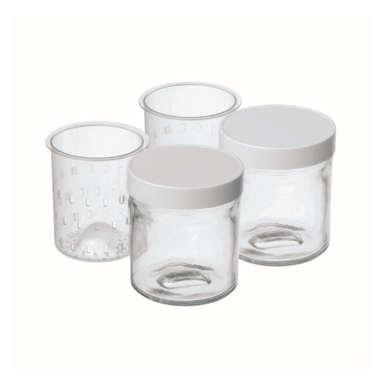Set van 2 kaascontainers voor YM400E - Cuisinart