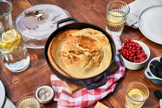 Saute Braiser pan, gietijzer, 24cm/2,4L, Black - Staub