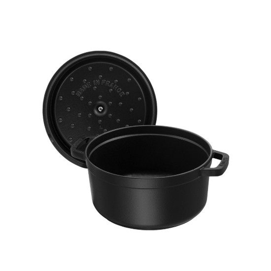 Cocotte kookpot, gietijzer, 20cm/2,2L, Black - Staub