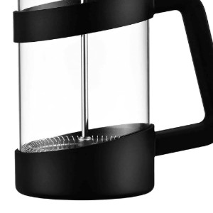 Caffettiera "Café Ole Style", 1 l, vetro, Nero - Grunwerg