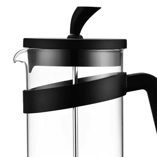 Kaffeemaschine "Café Ole Style", 1 l, Glas, Schwarz - Grunwerg