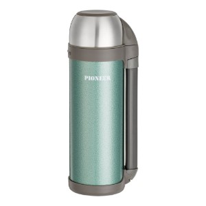 Vacuüm thermisch isolerende fles, roestvrij staal, 1,8 L, "Pioneer", Turkoois - Grunwerg
