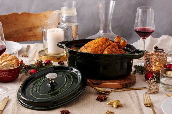 Pentola ovale Cocotte, ghisa, 27 cm/3,2L, Basil - Staub 