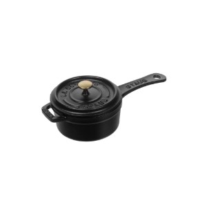 Minicasseruola, ghisa, 10 cm/0,25L, Black - Staub