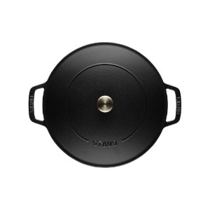 Pirofila "Chistera", ghisa, 24 cm, Nero - Staub