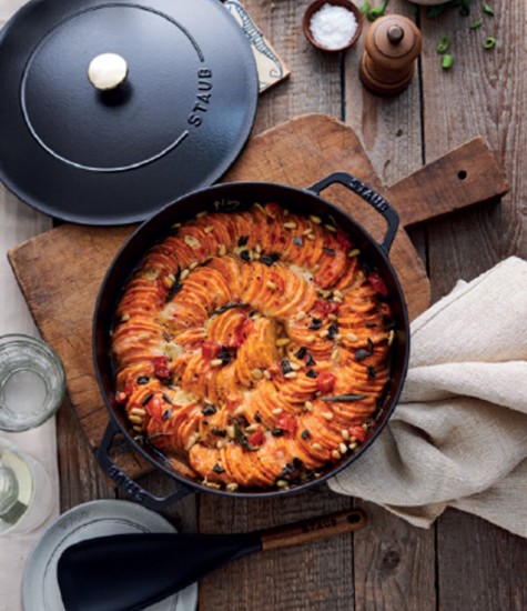"Chistera" cooking dish, cast iron, 24 cm, Black - Staub