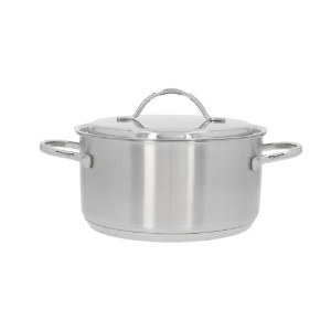 Stainless steel saucepan, with lid, 18cm/2L, "Resto" - Demeyere