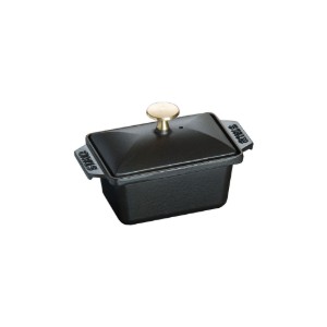 Piatto per Terrine, ghisa, 15 x 11 cm, Black - Staub