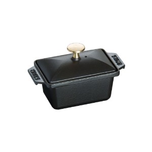 Piatto per Terrine, ghisa, 15 x 11 cm, Black - Staub