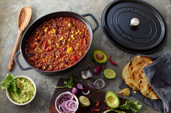 Pentola ovale Cocotte, ghisa, 17cm/1L, Black - Staub