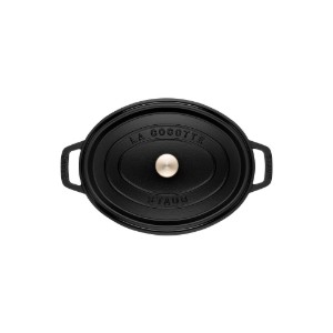 Pentola ovale Cocotte, ghisa, 17cm/1L, Black - Staub