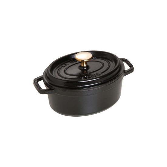 Pentola ovale Cocotte, ghisa, 17cm/1L, Black - Staub