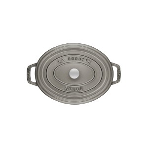 Pentola ovale Cocotte, ghisa, 17 cm/1L, Graphite Grey - Staub