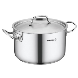 Casseruola profonda in acciaio inossidabile con coperchio, 40 cm / 31 L, "Proline Gastro" - Korkmaz