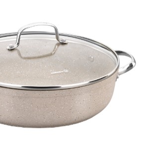 Pentola antiaderente, con coperchio, 26cm/3,5L, "Granita" - Korkmaz