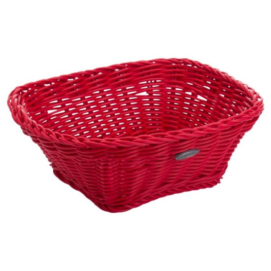 Vierkante mand, 19 × 19 cm, Rood - Saleen