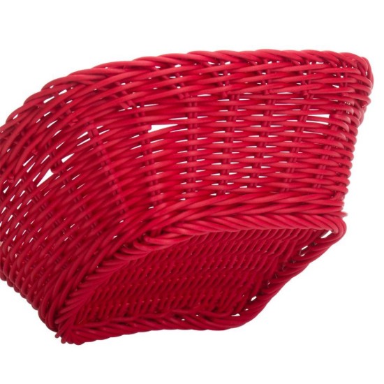 Vierkante mand, 19 × 19 cm, Rood - Saleen