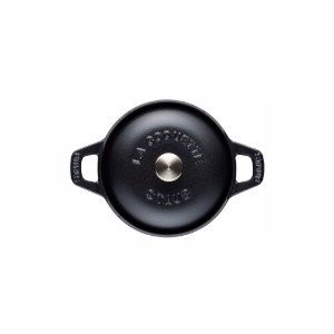 Pentola Cocotte in ghisa 12 cm/0,5 l, "La Coquette", Black - Staub 