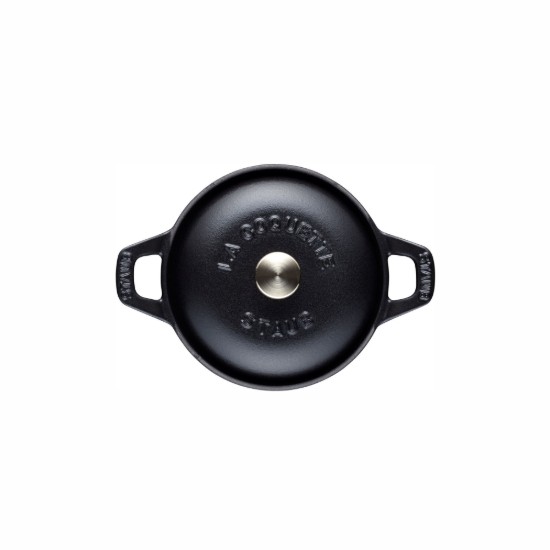 Pentola Cocotte in ghisa 12 cm/0,5 l, "La Coquette", Black - Staub 