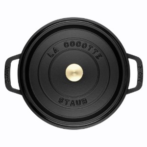 Pentola Cocotte, ghisa, 34 cm/12,6L, Black - Staub 