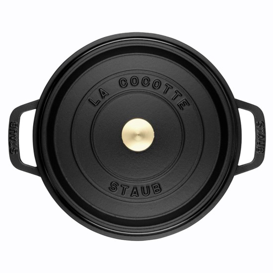 Pentola Cocotte, ghisa, 34 cm/12,6L, Black - Staub 
