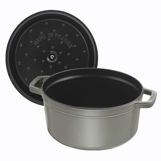 Panela Cocotte, ferro fundido, 34 cm/12.6L, Graphite Grey - Staub