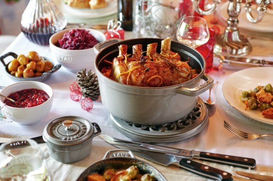 Panela Cocotte, ferro fundido, 34 cm/12.6L, Graphite Grey - Staub