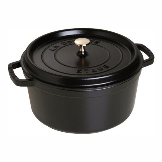 Pentola Cocotte, ghisa, 34 cm/12,6L, Black - Staub 