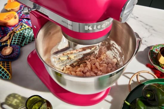 Keukenmixer met kom van 4,7L, Artisan, Model 195, Hibiscus - KitchenAid