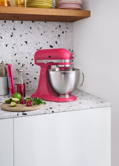 Keukenmixer met kom van 4,7L, Artisan, Model 195, Hibiscus - KitchenAid
